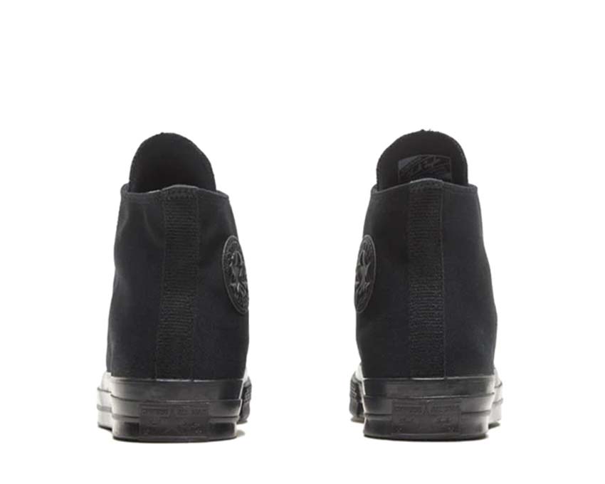 Converse Chuck 70 Hi Black Almost Black sole — black vulcanized sole