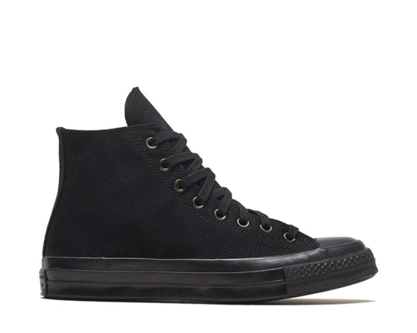 Converse Chuck 70 Hi Black Almost Black — women's sneaker premium canvas