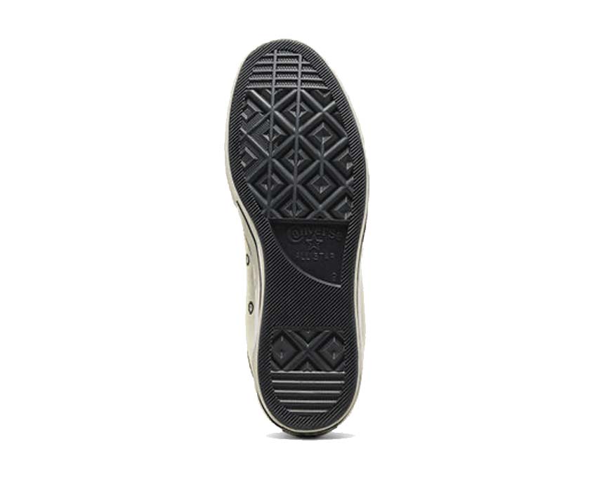 Converse Chuck 70 Hi Hidden Khaki détail — languette et lacets assortis