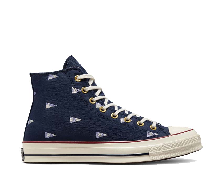 Converse Chuck 70 Hi Navy/Ultra Violet — sneaker donna high top blu navy e viola elettrico