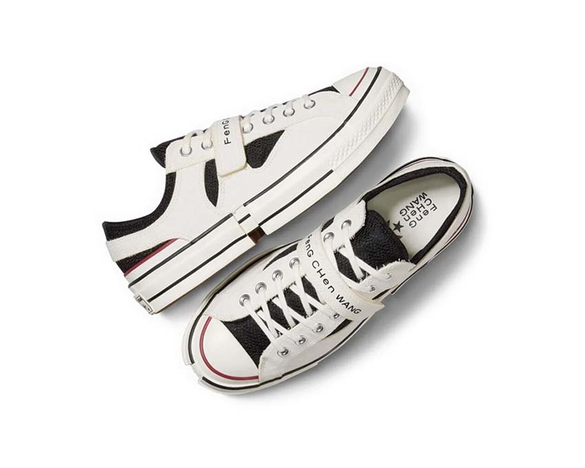 Converse X Feng Chen Wang 2-in-1 Chuck 70 Black/Egret detalle — mecanismo 2 en 1 Feng Chen Wang