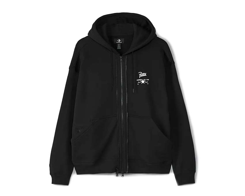 Converse Patta Utility Fleece Hoodie Black 10024664-A01