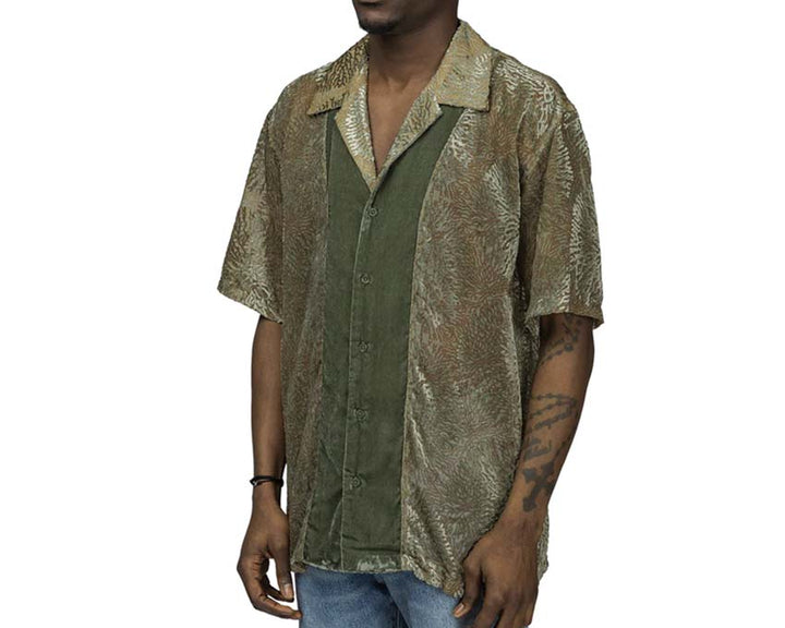 Daily Paper Pascal Shirt Green / Sand 2311165