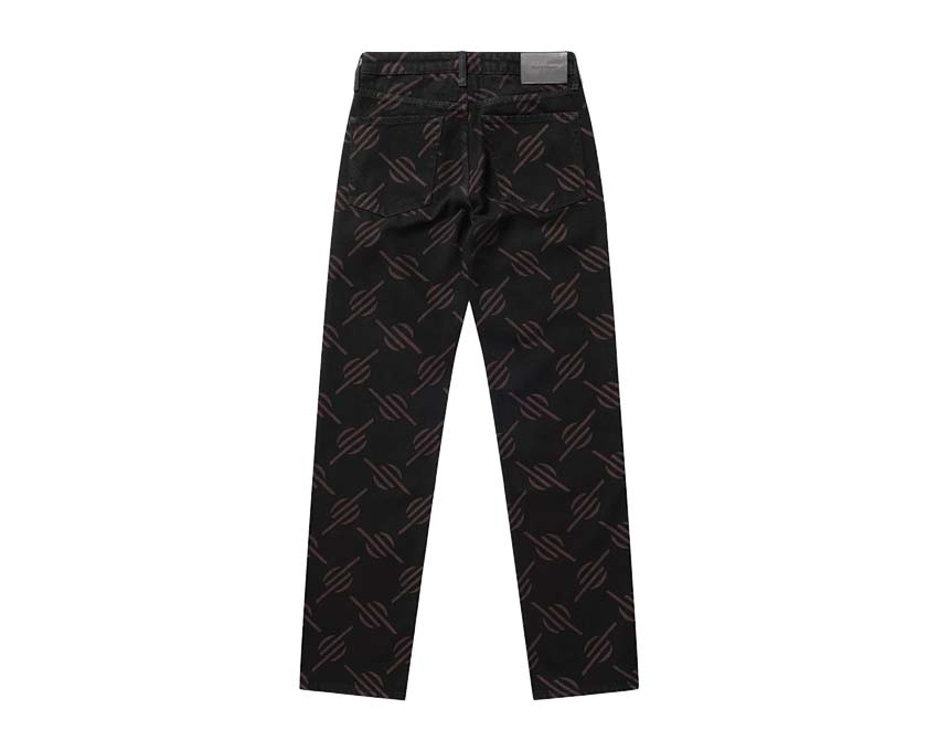 Daily Paper Phillimon Pants Black vista laterale — dettaglio tasche cargo