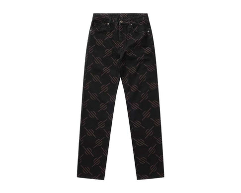 Daily Paper Phillimon Pants Black — pantaloni unisex taglio ampio streetwear