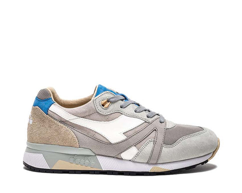 Diadora N9000 Italia Nickel Free — zapatilla hombre cuero vintage Italia