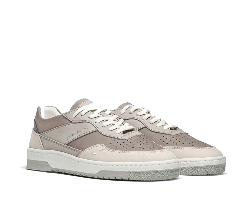 Filling Pieces Ace Spin Taupe vista lateral — cuero premium taupe