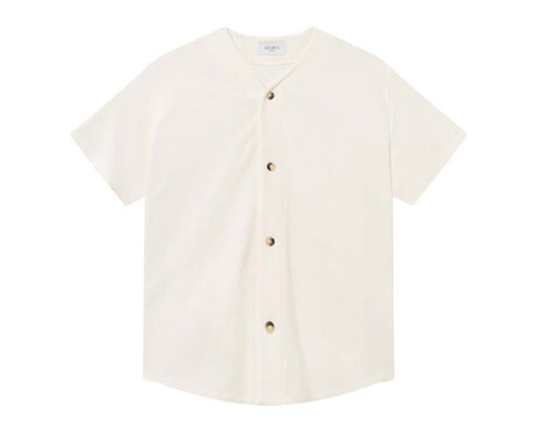 Les Deux Barry Baseball Jersey Shirt Light Ivory — camisa hombre baseball jersey