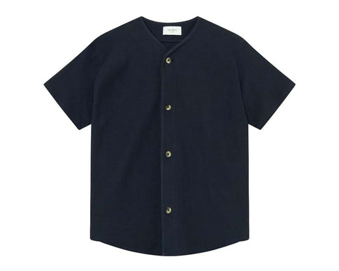 Les Deux Barry Baseball Jersey Shirt Dark Navy — camisa unisex baseball jersey