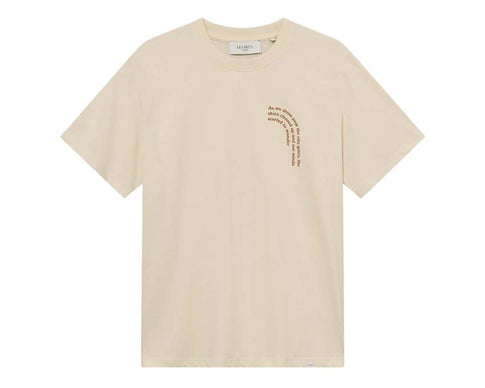 Les Deux Coastal T-Shirt Ivory — Unisex-T-Shirt Baumwolle Küstenmotiv