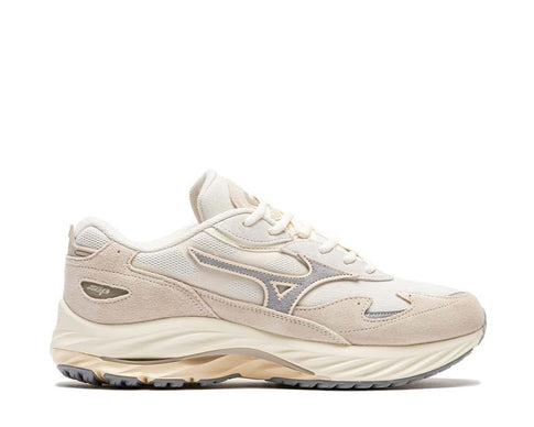 Mizuno Wave Rider Beta White Sand/Ultimate Gray — men's sneaker Wave technology