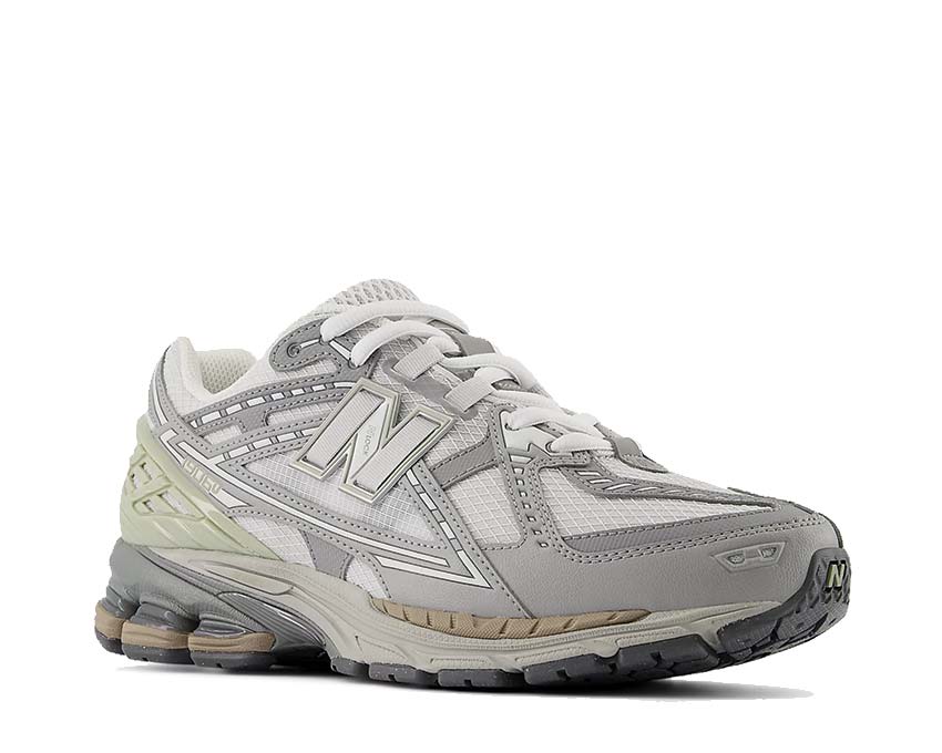New Balance 1906 Utility Team Away Grey vista laterale — accento Olivine