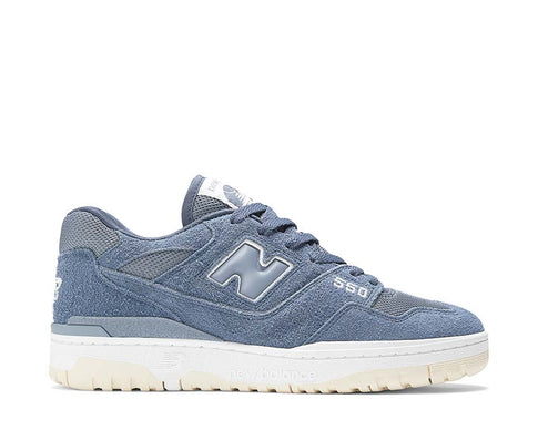 New Balance 550 Blue Suede — sneaker hombre baloncesto vintage cuero ante cupsole