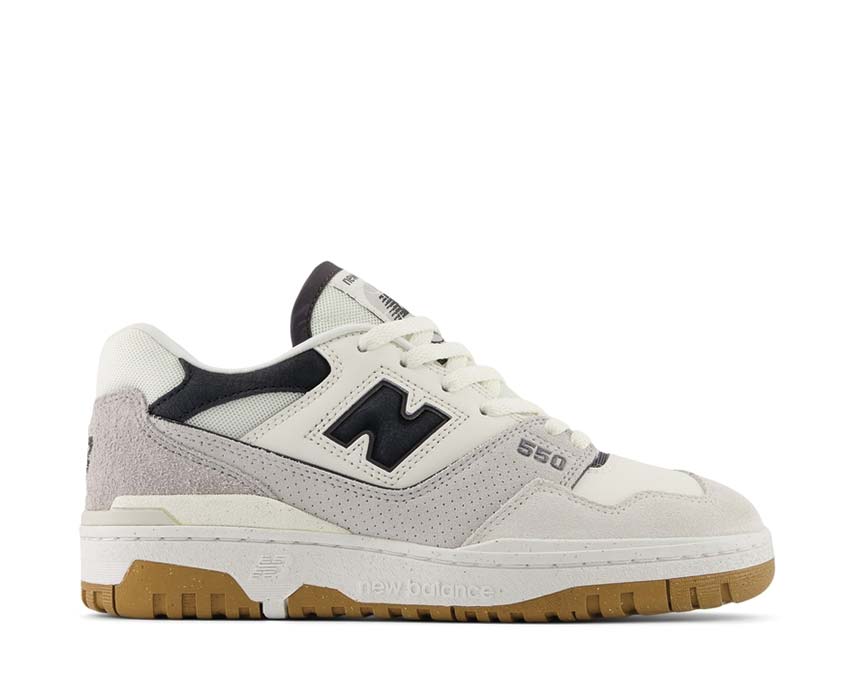 New Balance 550 W Sea Salt Gum — sneaker mujer basketball vintage suela goma