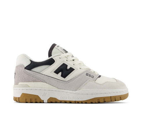 New Balance 550 W Sea Salt Gum — sneaker mujer basketball vintage suela goma