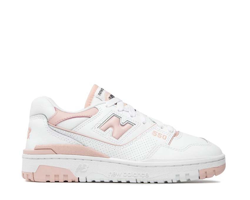 New Balance 550 W White Pink — women's basketball vintage cupsole sneaker