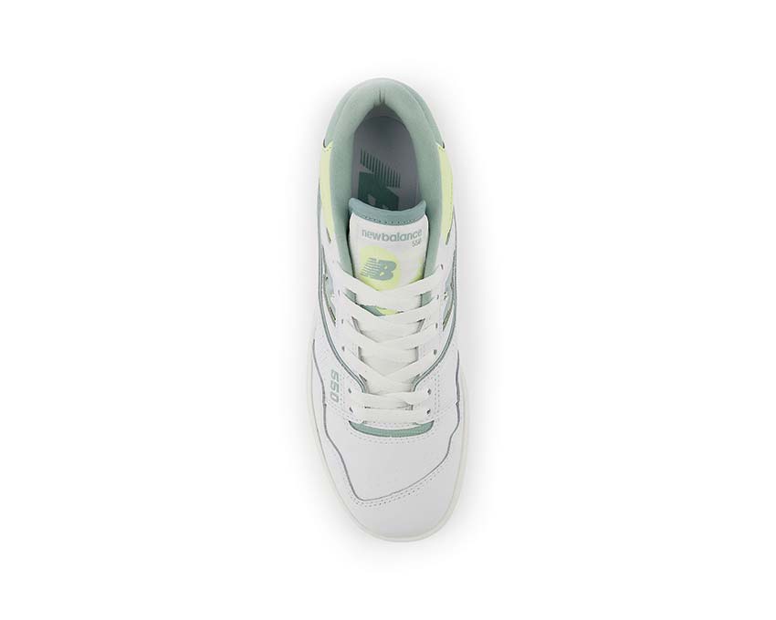 New Balance 550 W White Salt Marsh suela — cupsole baloncesto vintage