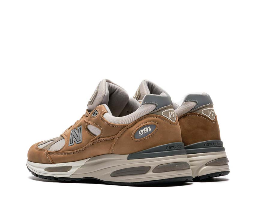 New Balance 991 V2 Made in UK Coco Mocca suola — ammortizzazione ENCAP