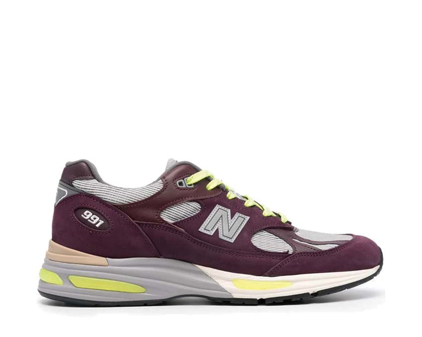 New Balance 991v2 X Patta Burgundy U991PD2