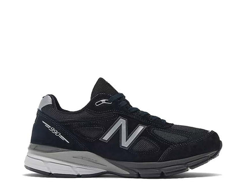 New Balance 990v4 Made in USA Black — sneaker homme mesh et suède