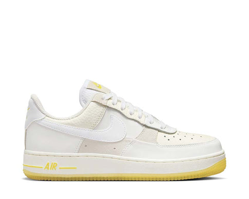 Nike Air Force 1 '07 Low W Summit White Opti Yellow — sneaker unisex classico