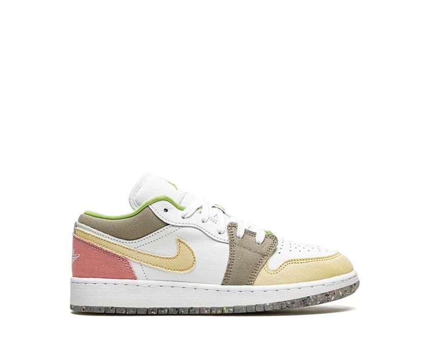 Nike Air Jordan 1 Low SE White / Vivid Green - White DJ0341-100