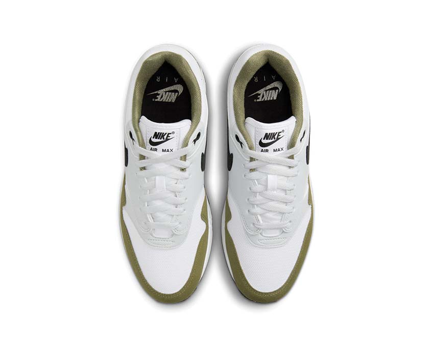 Nike Air Max 1 White / Black - Pure Platinum - Medium Olive FD9082-102