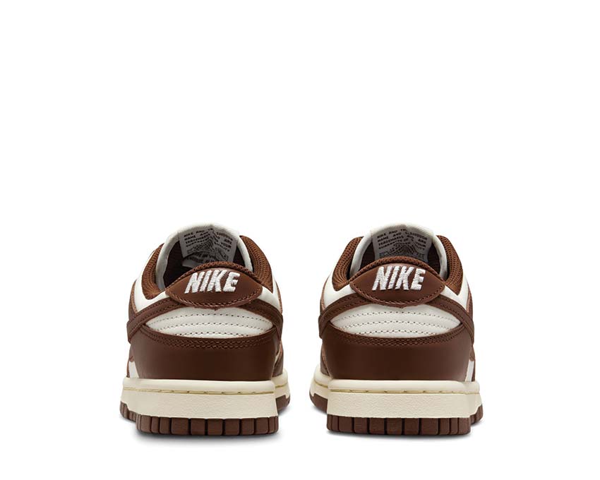Nike Dunk Low W Cacao suela — goma vulcanizada Cacao Wow