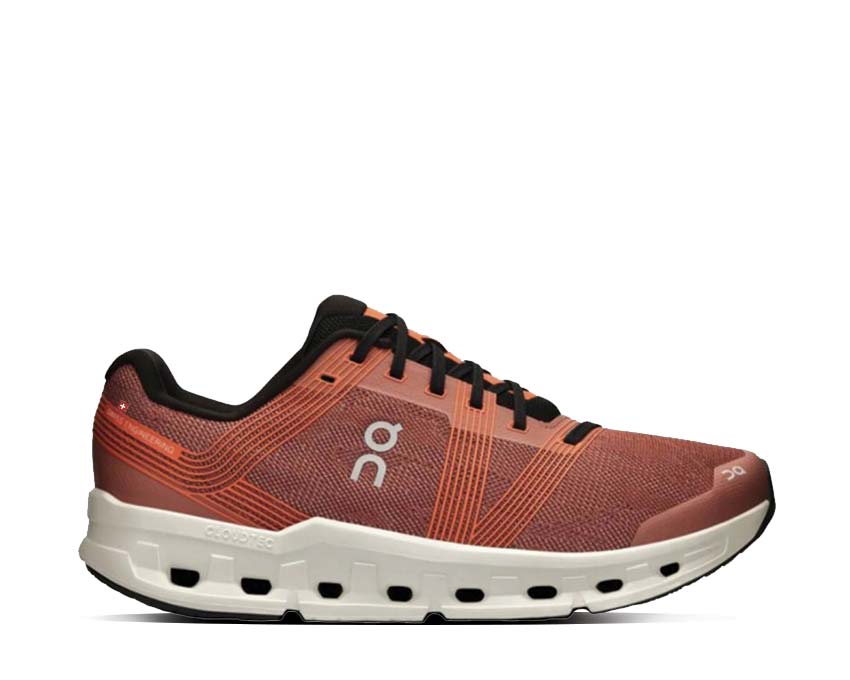On Cloudgo Mahogany Ivory — men's running CloudTec technology