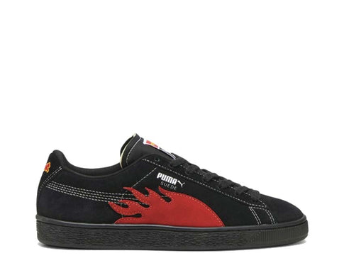 Puma X Butter Goods Suede Classic Black Red — sneaker homme daim skate