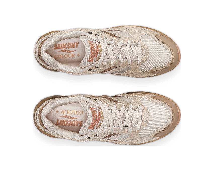 Saucony X Colour Plus Grid Shadow 2 Beach Ramble detalle — suela EVA