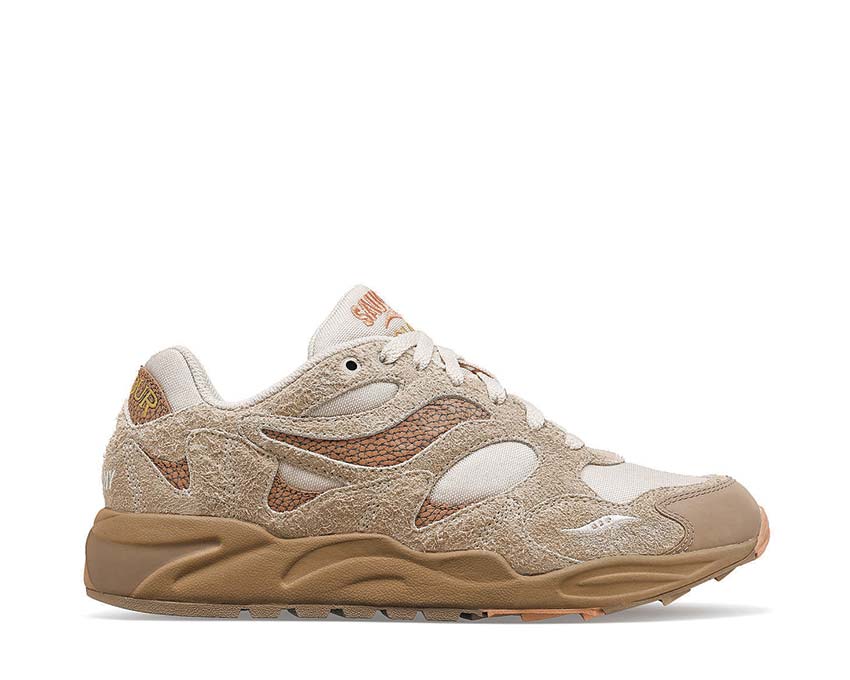 Saucony X Colour Plus Grid Shadow 2 Beach Ramble — running hombre parte superior de malla transpirable