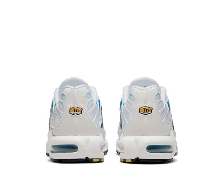 Nike Air Max Plus White / Blue Jay - Tour Yellow - Baltic Blue DX8962-100