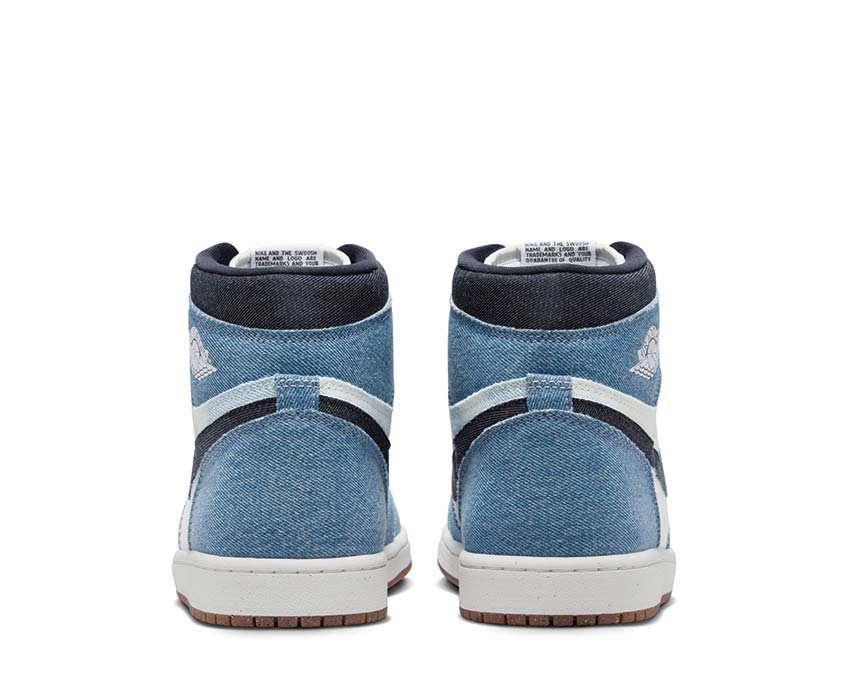 Jordan Air Jordan 1 Retro High OG Denim detalle — parte superior denim