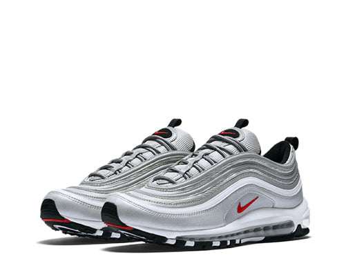 Nike Air Max 97 OG Metallic Silver Bullet side view — mesh and reflective materials