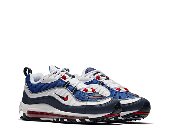 Nike Air Max 98 OG Gundam vue latérale — tige en mesh et cuir