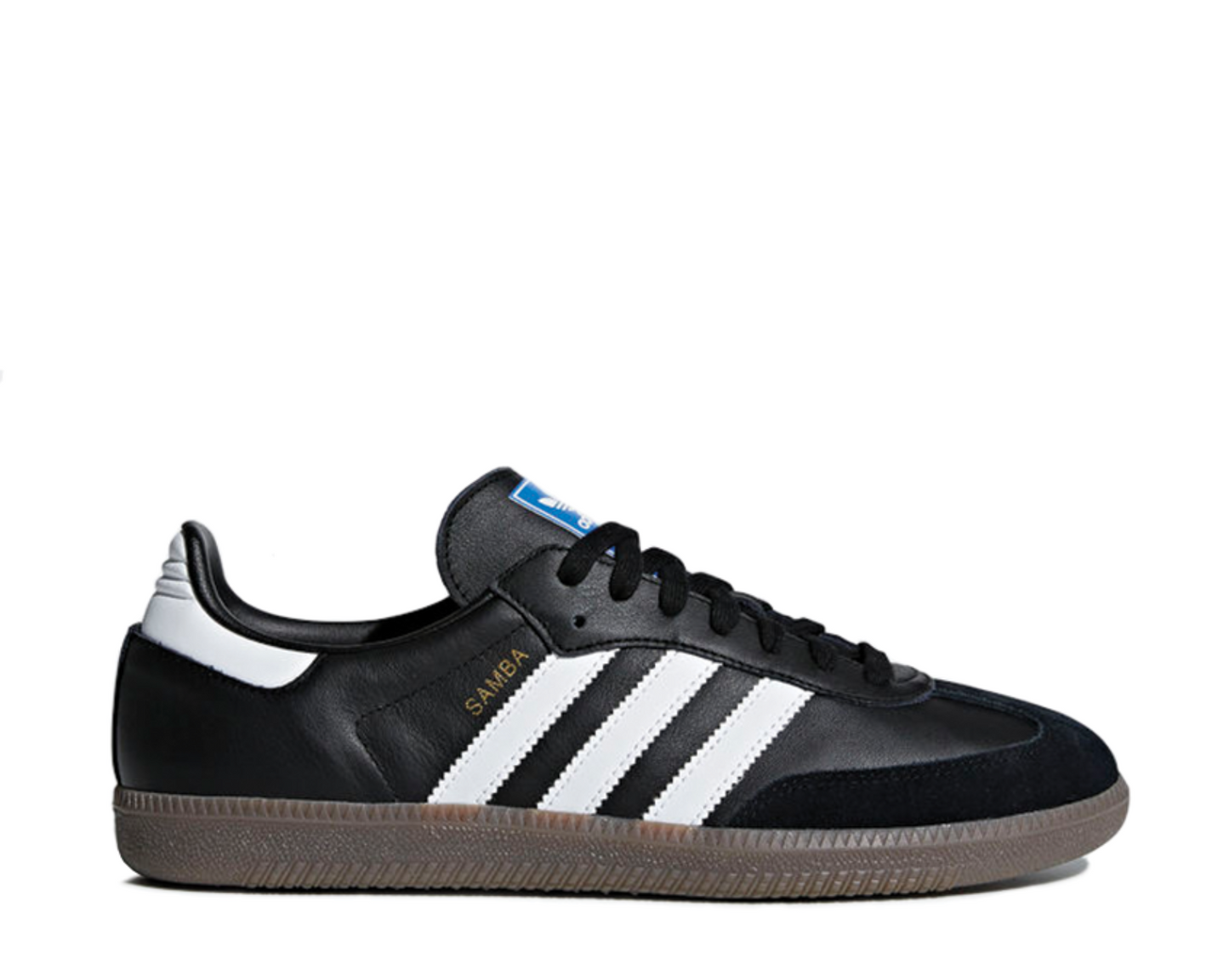 Adidas Samba OG Core Black — sneaker donna pelle nera suola gomma