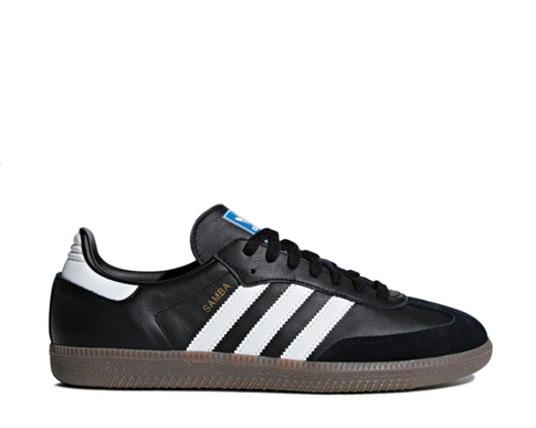 Adidas Samba OG Core Black — sneaker donna pelle nera suola gomma