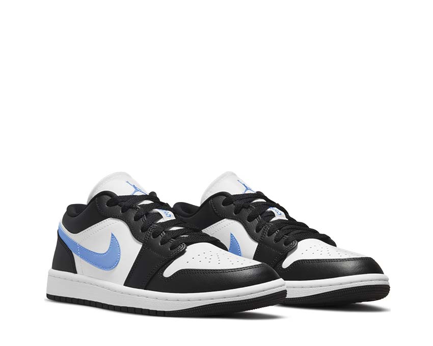 Air Jordan 1 Low Balck / University Blue - White DC0774-041