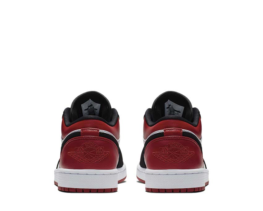 Jordan Air Jordan 1 Low White Black Gym Red 553558-116