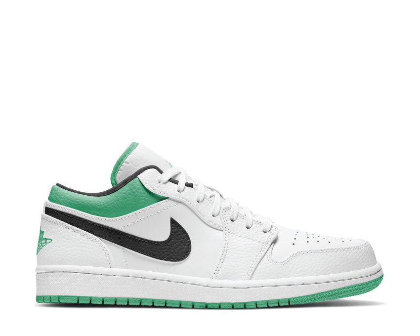 Air Jordan 1 Low White / Stadium Green - Black 553558-129