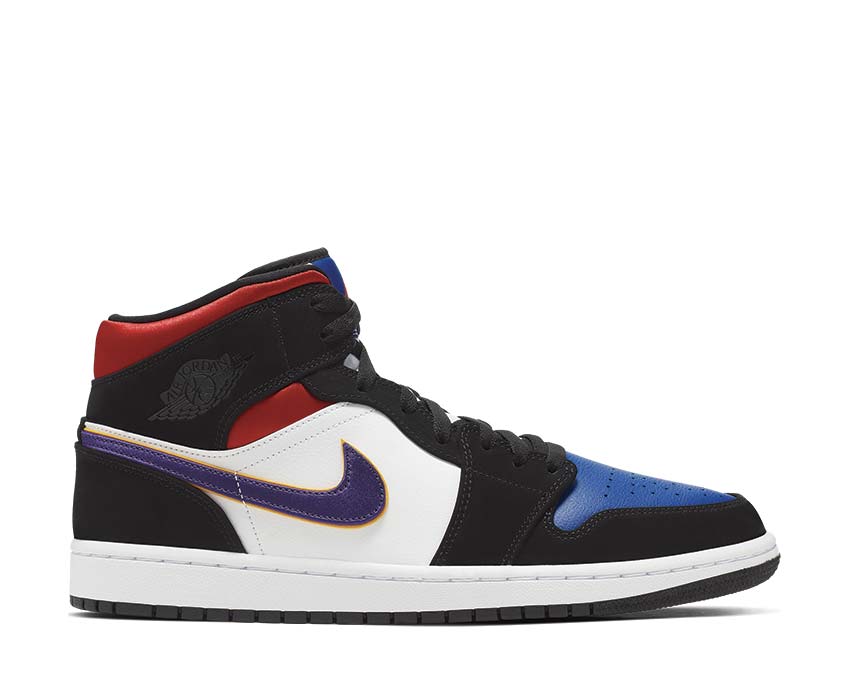 Air Jordan 1 Mid SE Field Purple/White-Gym Red 852542-005