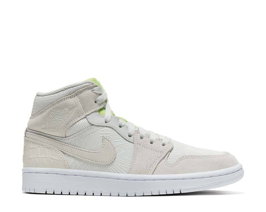 Wmns Air Jordan 1 Mid Vast Grey / Vast Grey - Ghost Green - White CV3018-001