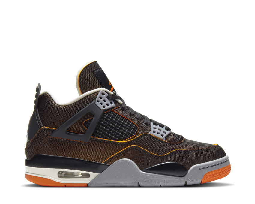 Air Jordan 4 Retro SE Sail / Black - Starfish - LT Smoke Grey CW7183-100