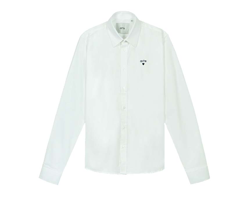 Arte Stan Shirt White SS22-020S