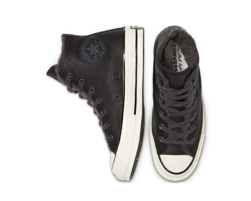 Converse Chuck 70 Hi Black suela — suela de goma vulcanizada texturizada