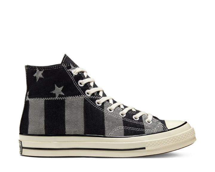 Converse Chuck 70 High Top Stars And Stripes Black / White / Egret 167709C