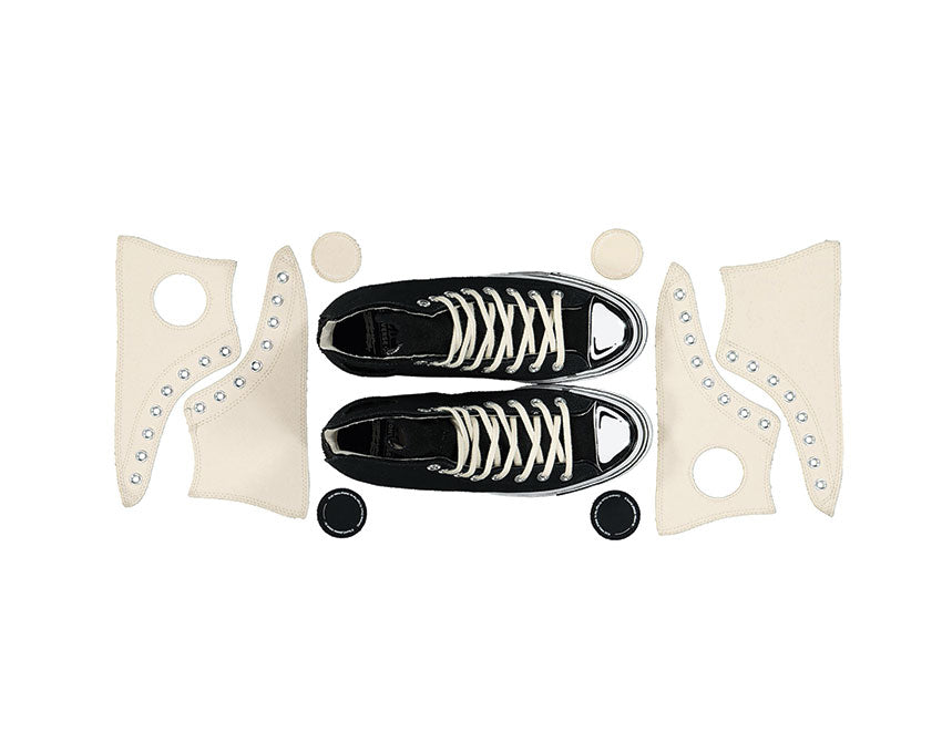 Converse X Joshua Vides CT70 Black/White Detail — soletta con artwork completo