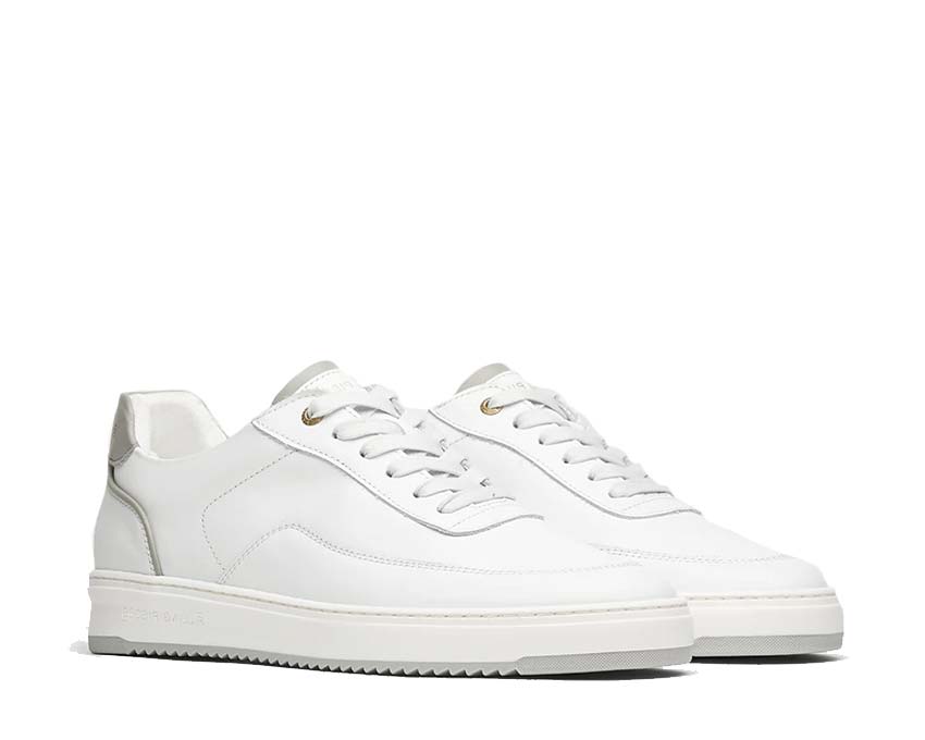 Filling Pieces Mondo Dela Light Grey vista laterale — pelle premium grigio chiaro