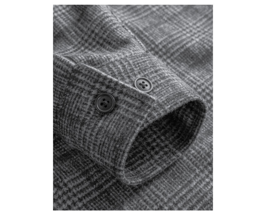 Han Kjobenhavn Army Shirt Grey Check M-130518